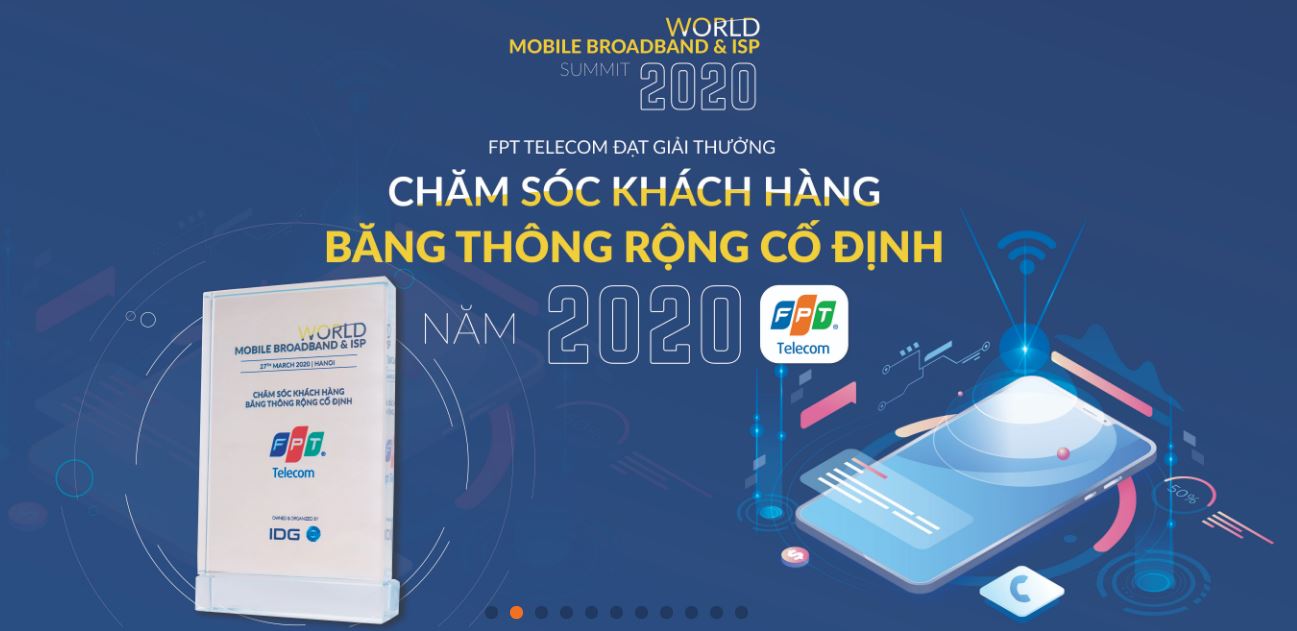 Giải thưởng chăm sóc khách hàng FPT Giải thưởng chăm sóc khách hàng FPT năm 2020