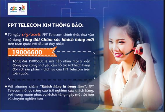 Đầu số 19006600 chính thức sử dụng từ 1/5 Đầu số 19006600 chính thức sử dụng từ 1/5
